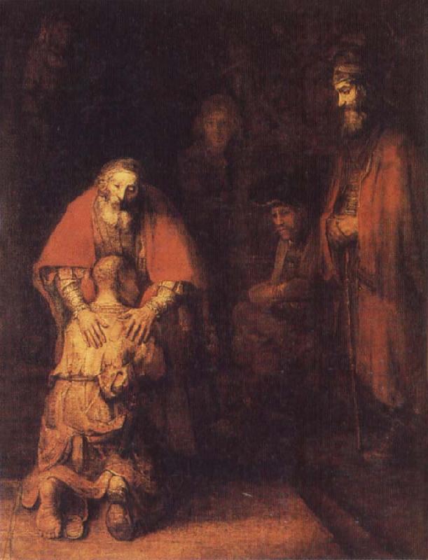 REMBRANDT Harmenszoon van Rijn The Return of the Prodigal Son Germany oil painting art